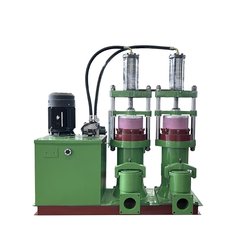 市政污水處理廠使用2臺(tái)YBH400咸陽柱塞泥漿泵